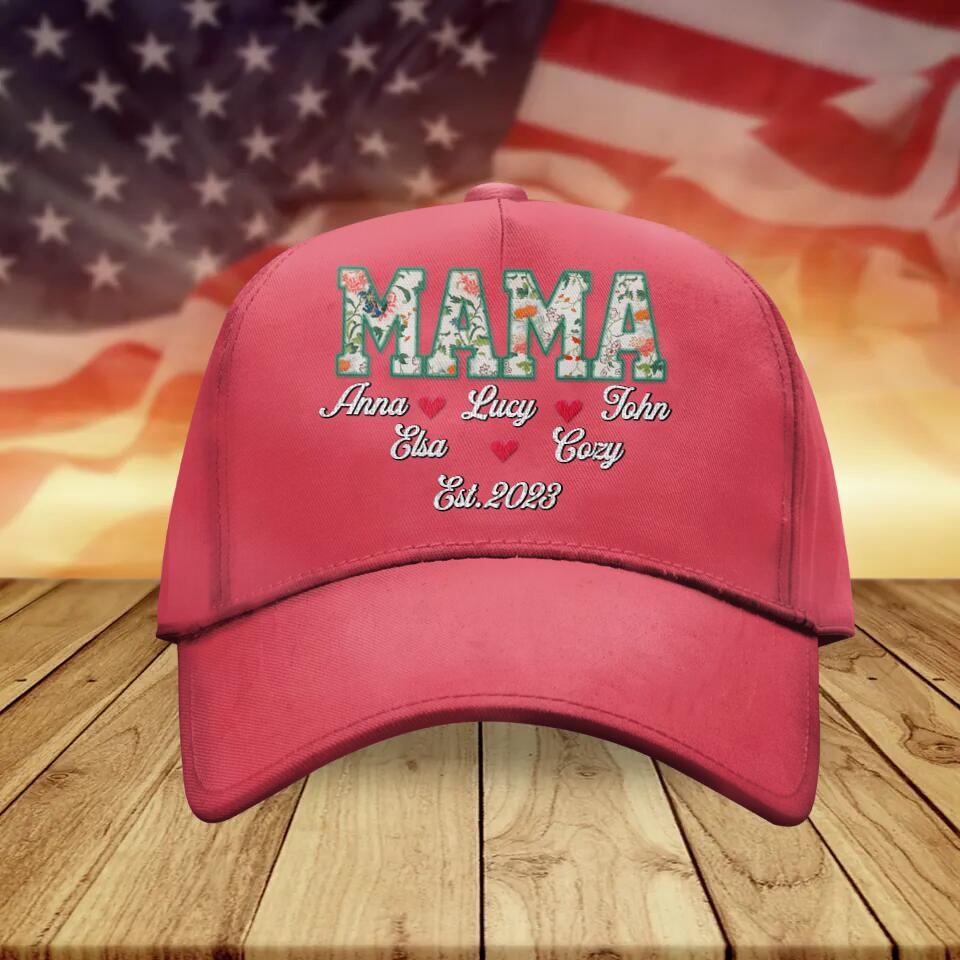 Personalized Mother's Day Cap - Mother's Day Gift Idea For Grandma/Mother