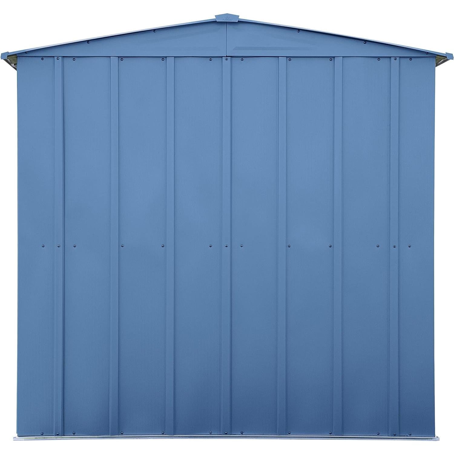 6x5 Blue Grey Steel Storage Shed Outdoor For Garden Tools